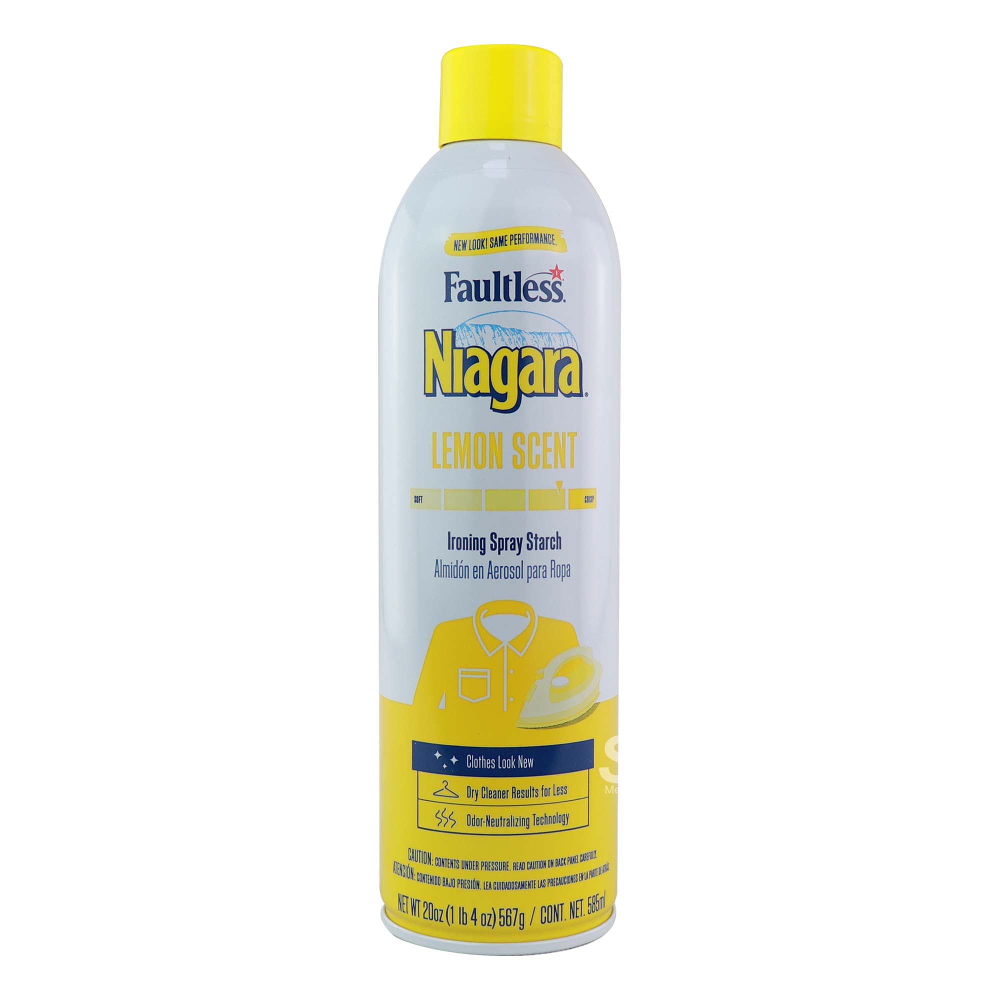 Faultless Niagara Lemon Scent Ironing Spray Starch 585mL Faultless Niagara Lemon Scent Ironing Spray Starch 585mL